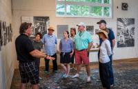 A docent-guided tour of the studio.